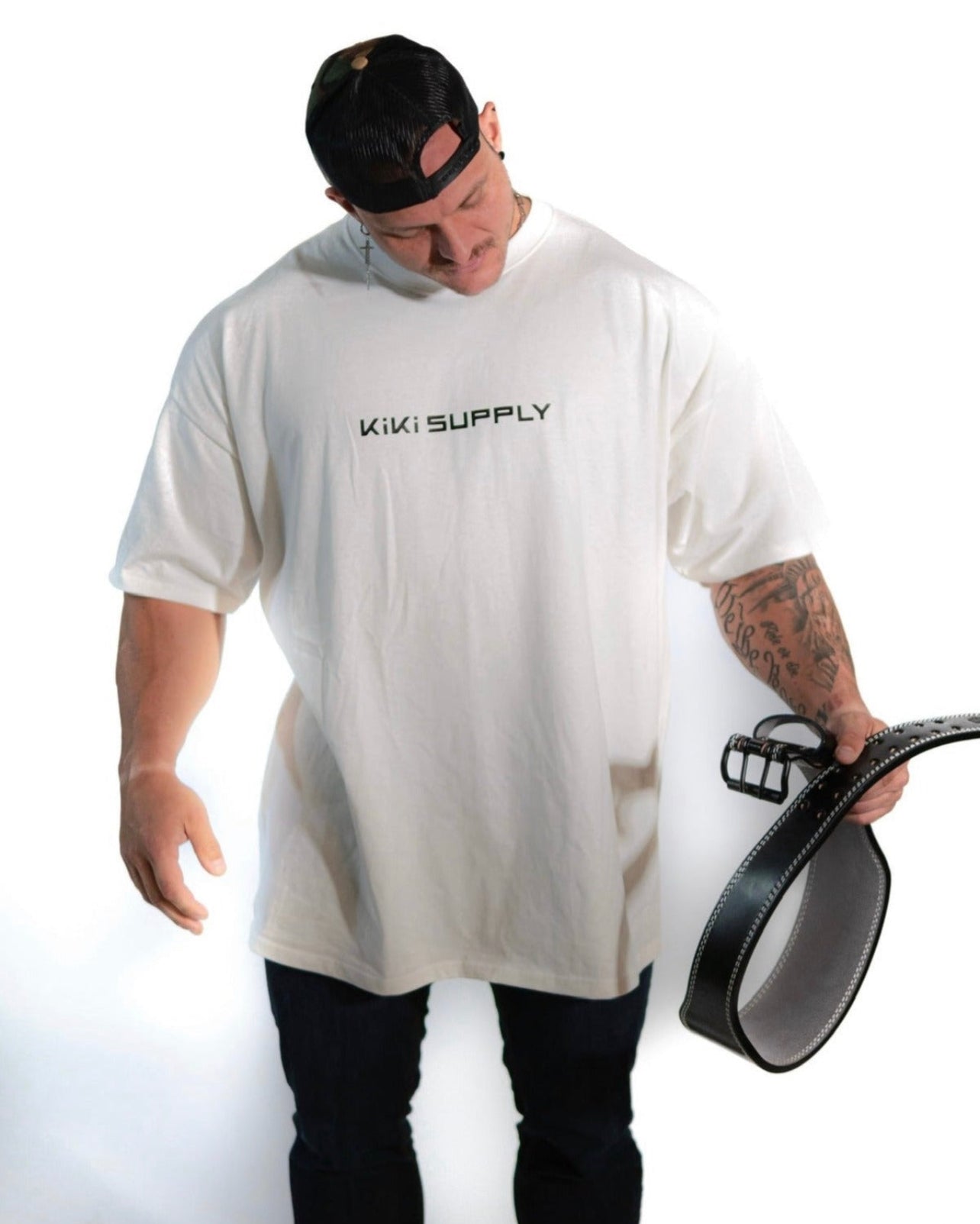 Oversized T-shirt black and white